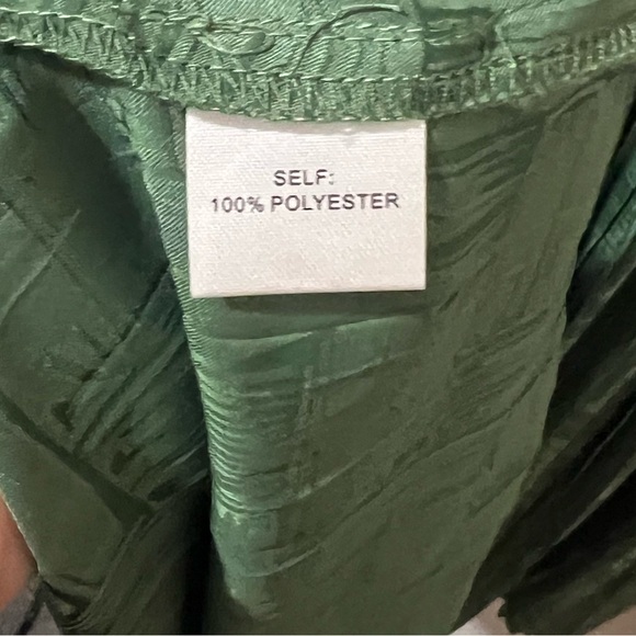 Current Air Pleated Dress Women's Size Medium Green - Picture 5 of 8